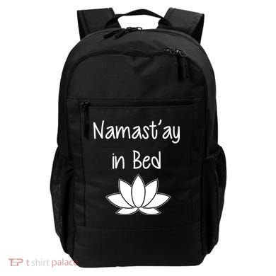 Namastay In Bed Backpack