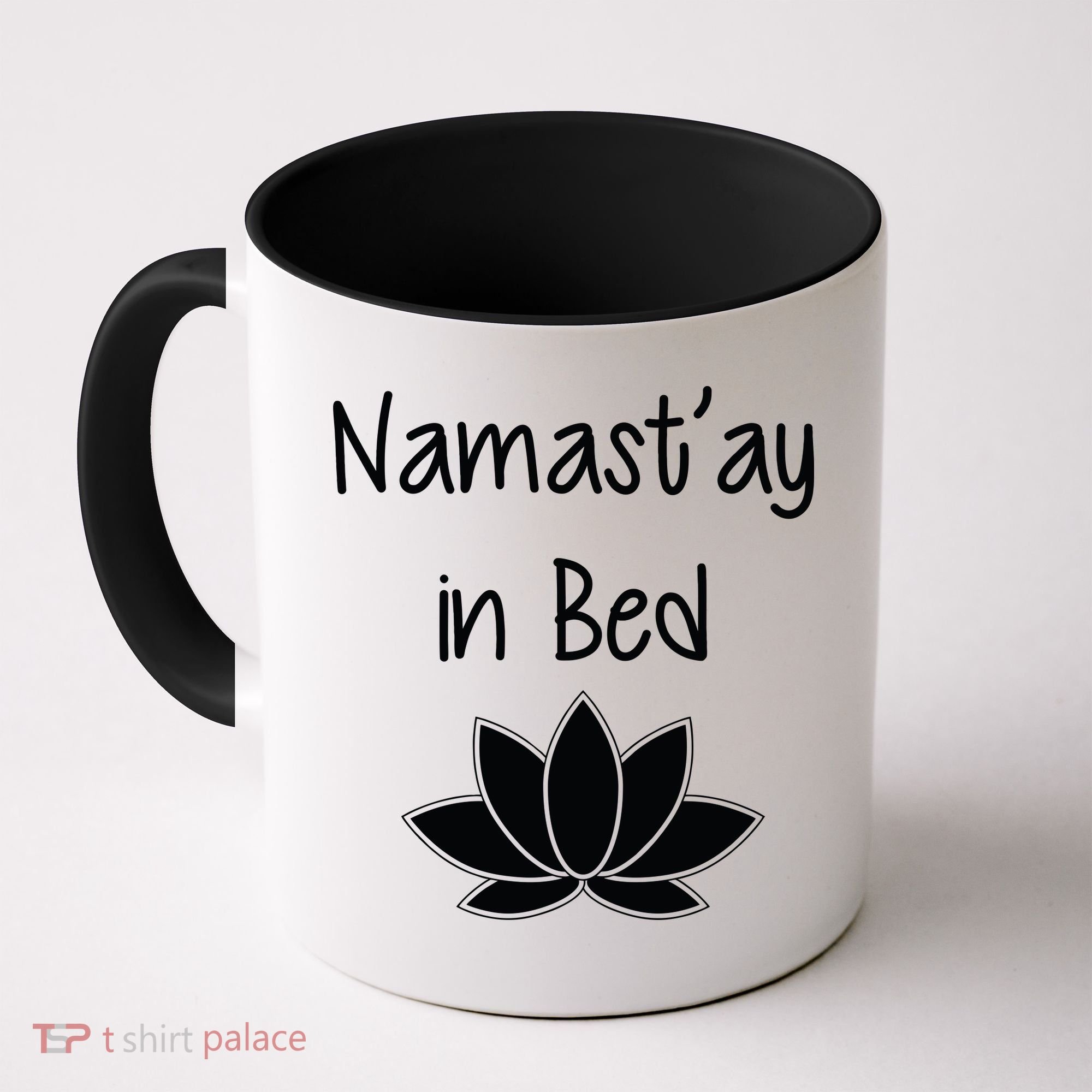 Namastay In Bed Coffee Mug