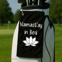 Namastay In Bed Golf Towel thumb 2
