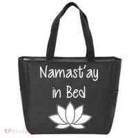 Namastay In Bed Tote Bag thumb 0