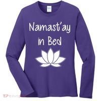 Namastay In Bed Women's Long Sleeve Shirt thumb 0