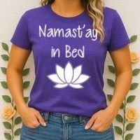 Namastay In Bed Women's T-Shirt thumb 2