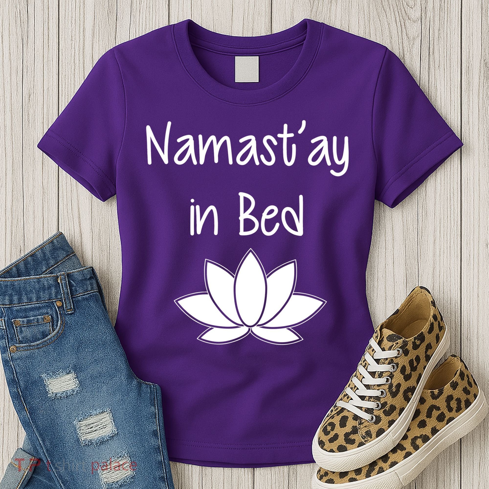 Namastay In Bed Women's T-Shirt