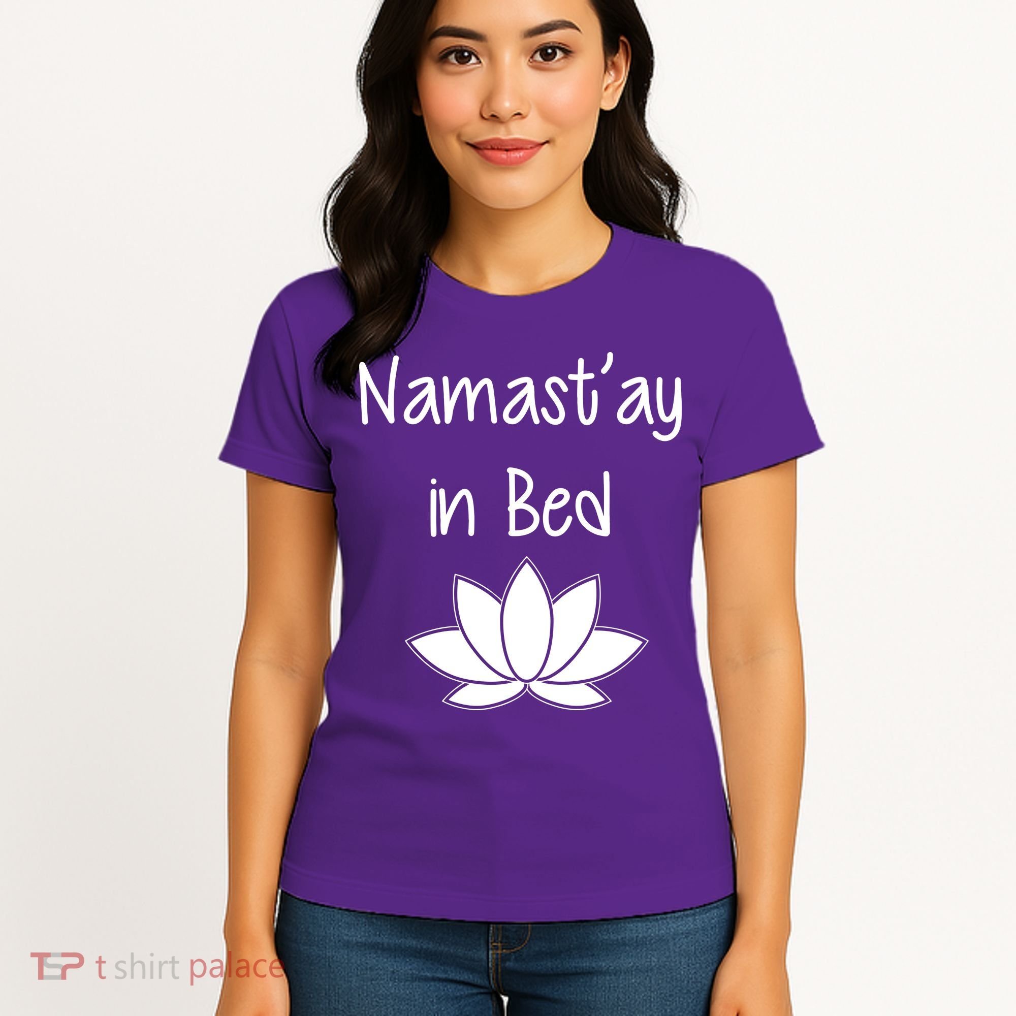 Namastay In Bed Women's T-Shirt
