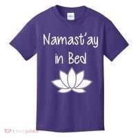 Namastay In Bed Kids T-Shirt thumb 0