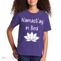Namastay In Bed Kids T-Shirt thumb 2