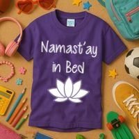 Namastay In Bed Kids T-Shirt thumb 3