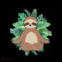 Namaste 6 Feet Away Meditating Sloth Coffee Mug thumb 5