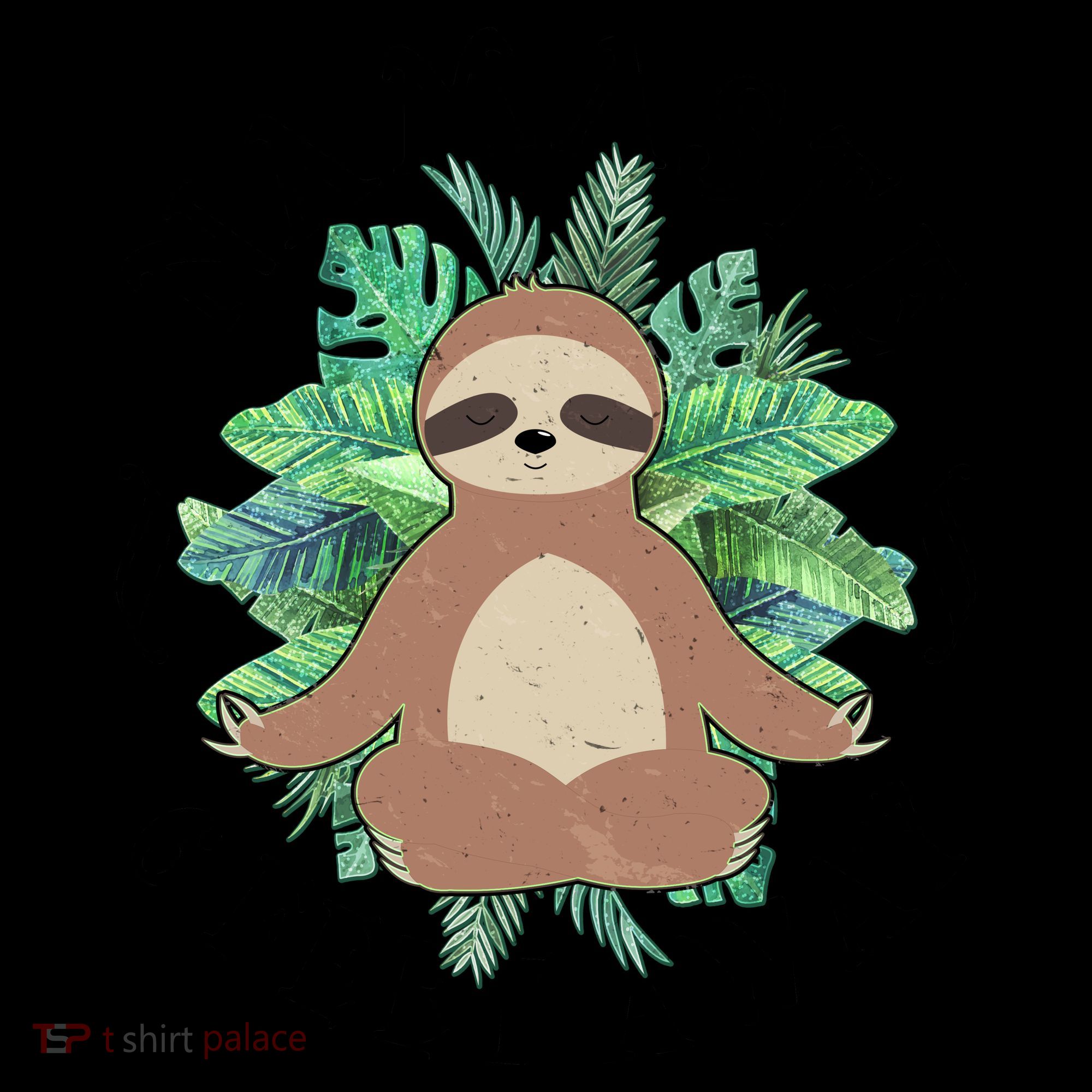 Namaste 6 Feet Away Meditating Sloth Coffee Mug
