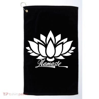 Namaste Lotus Golf Towel