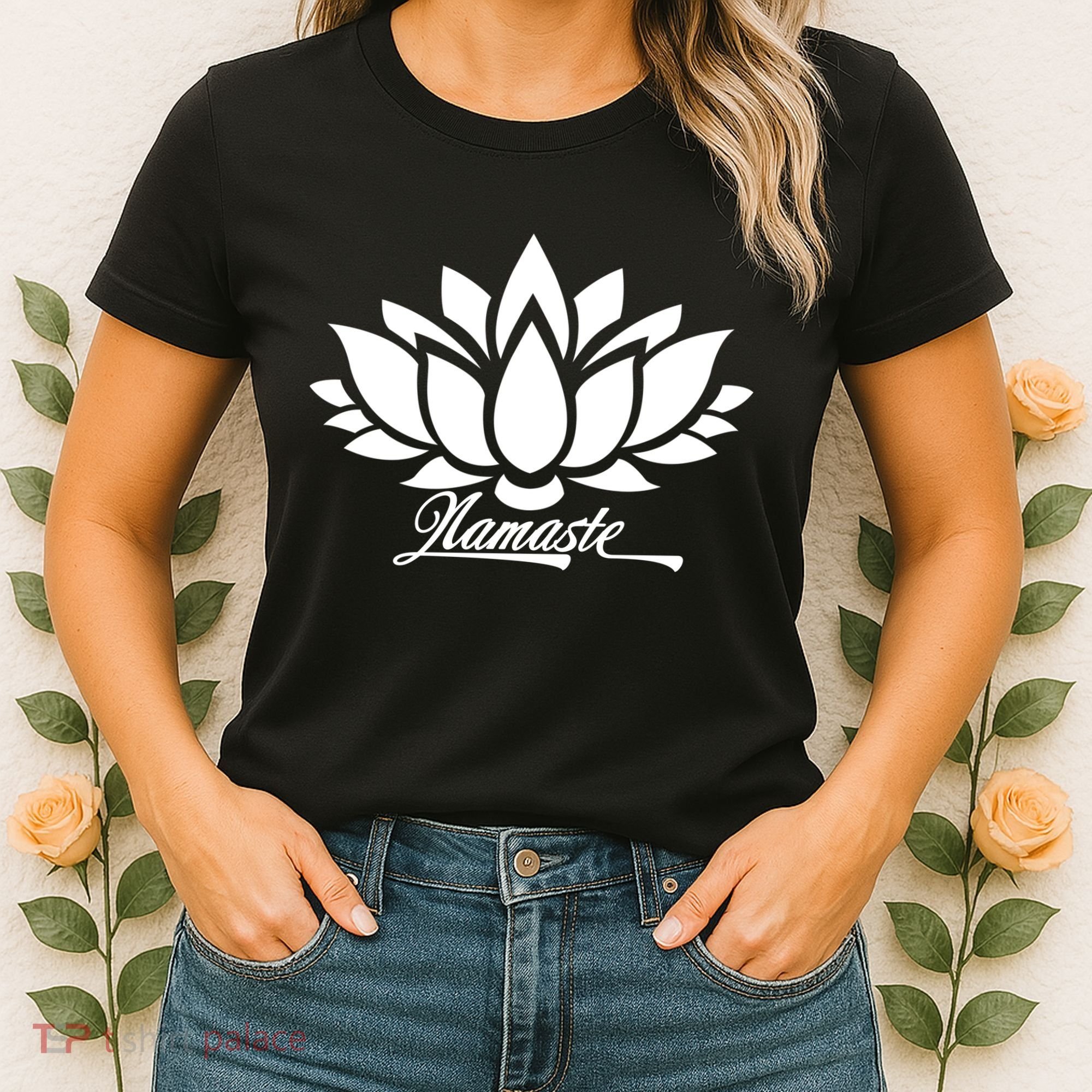 Namaste Lotus Women's T-Shirt
