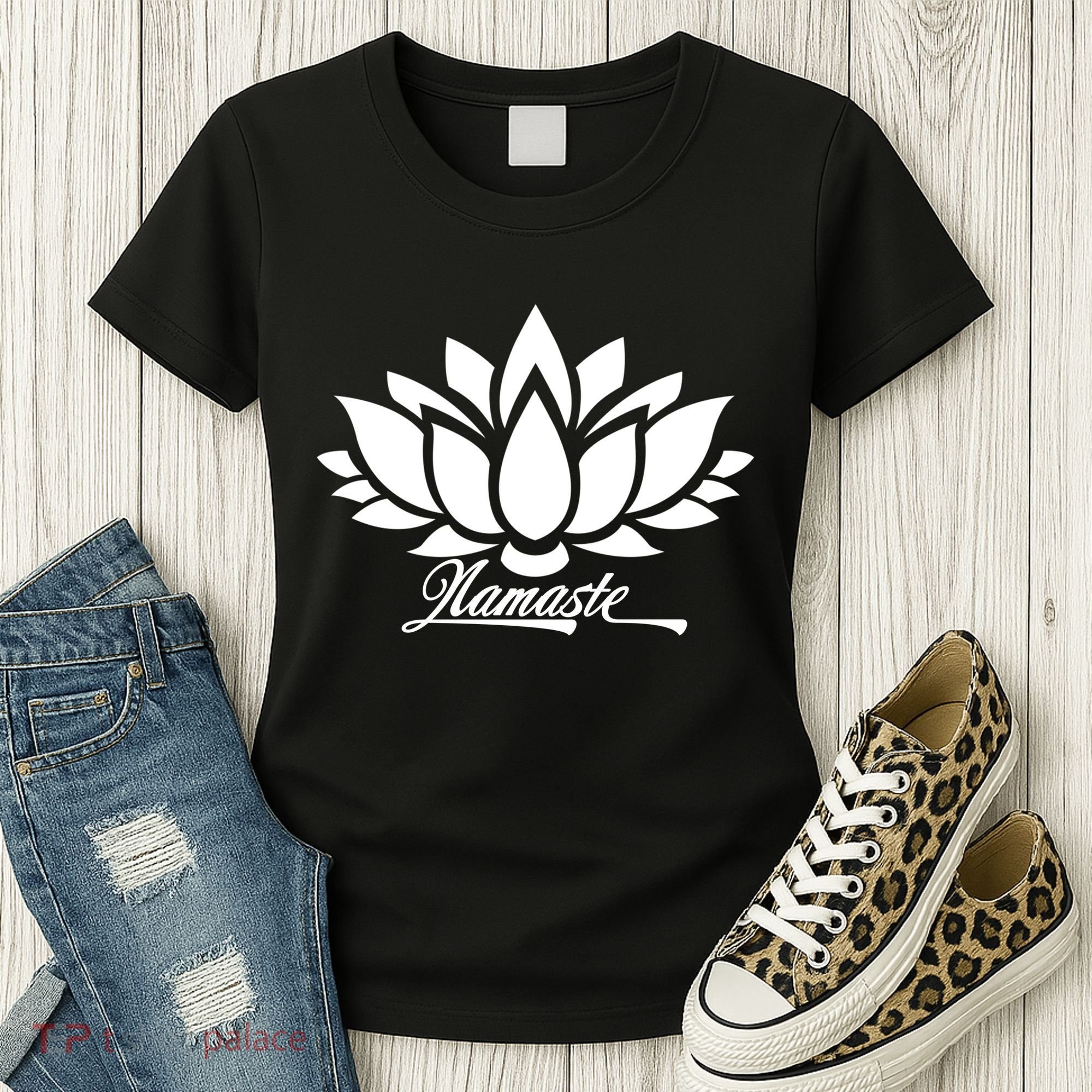 Namaste Lotus Women's T-Shirt