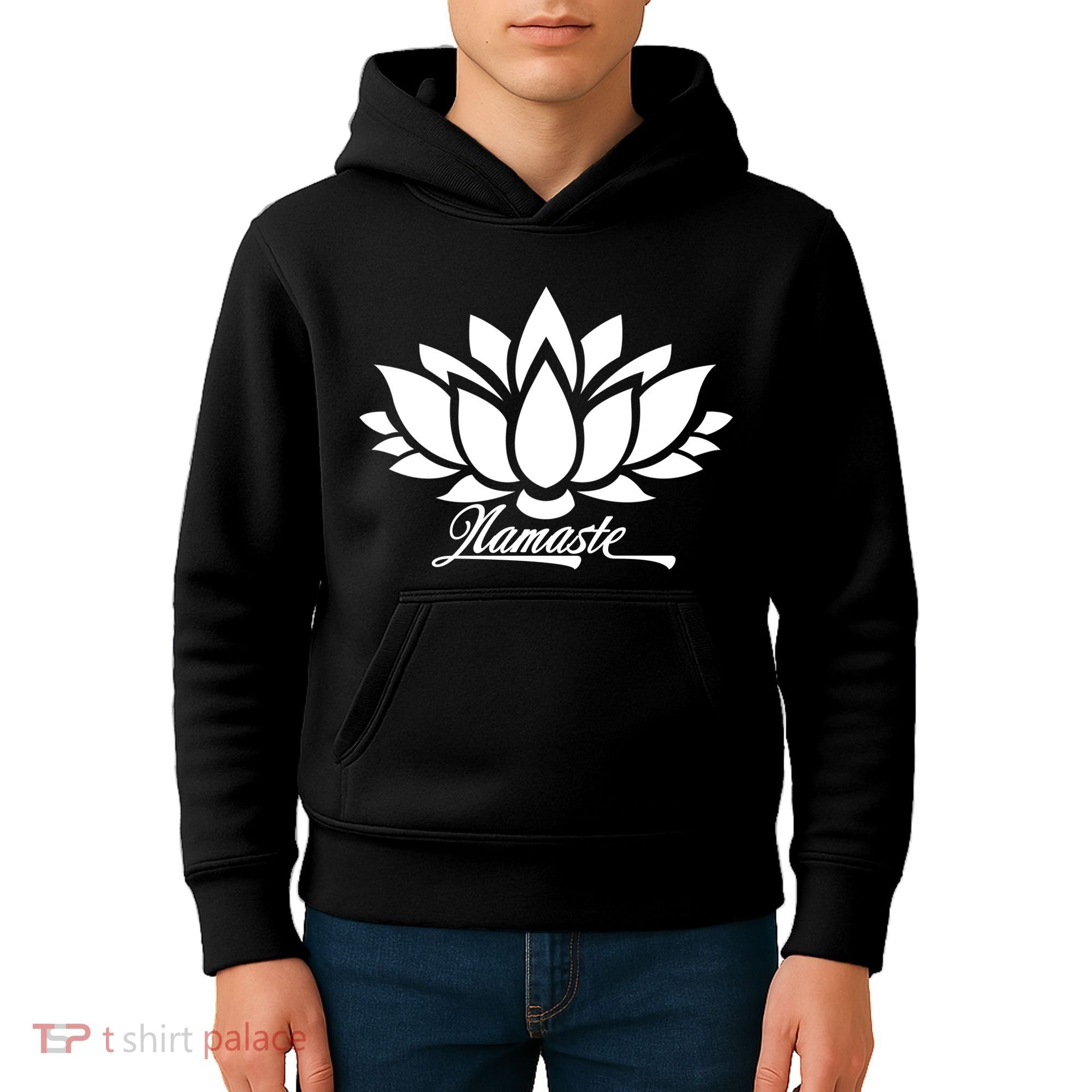 Namaste Lotus Kids Hoodie