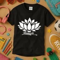 Namaste Lotus Kids T-Shirt thumb 3