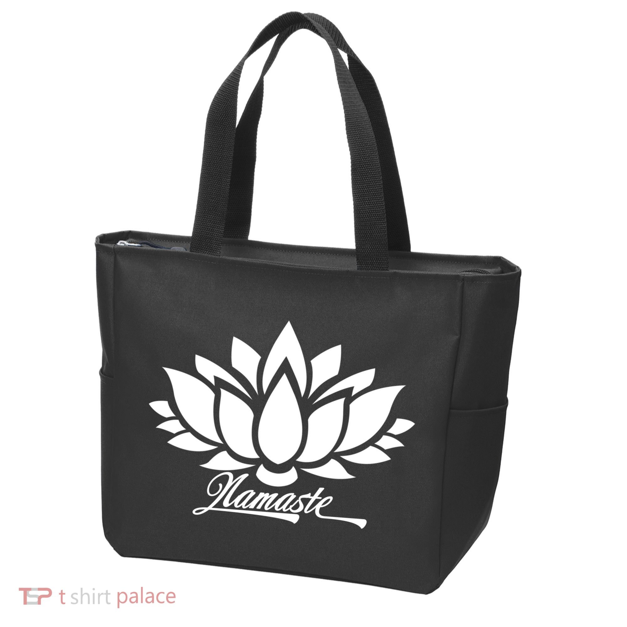 Namaste Lotus Tote Bag