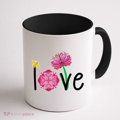 Namaste Love Bee Coffee Mug back