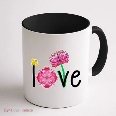 Namaste Love Bee Coffee Mug back