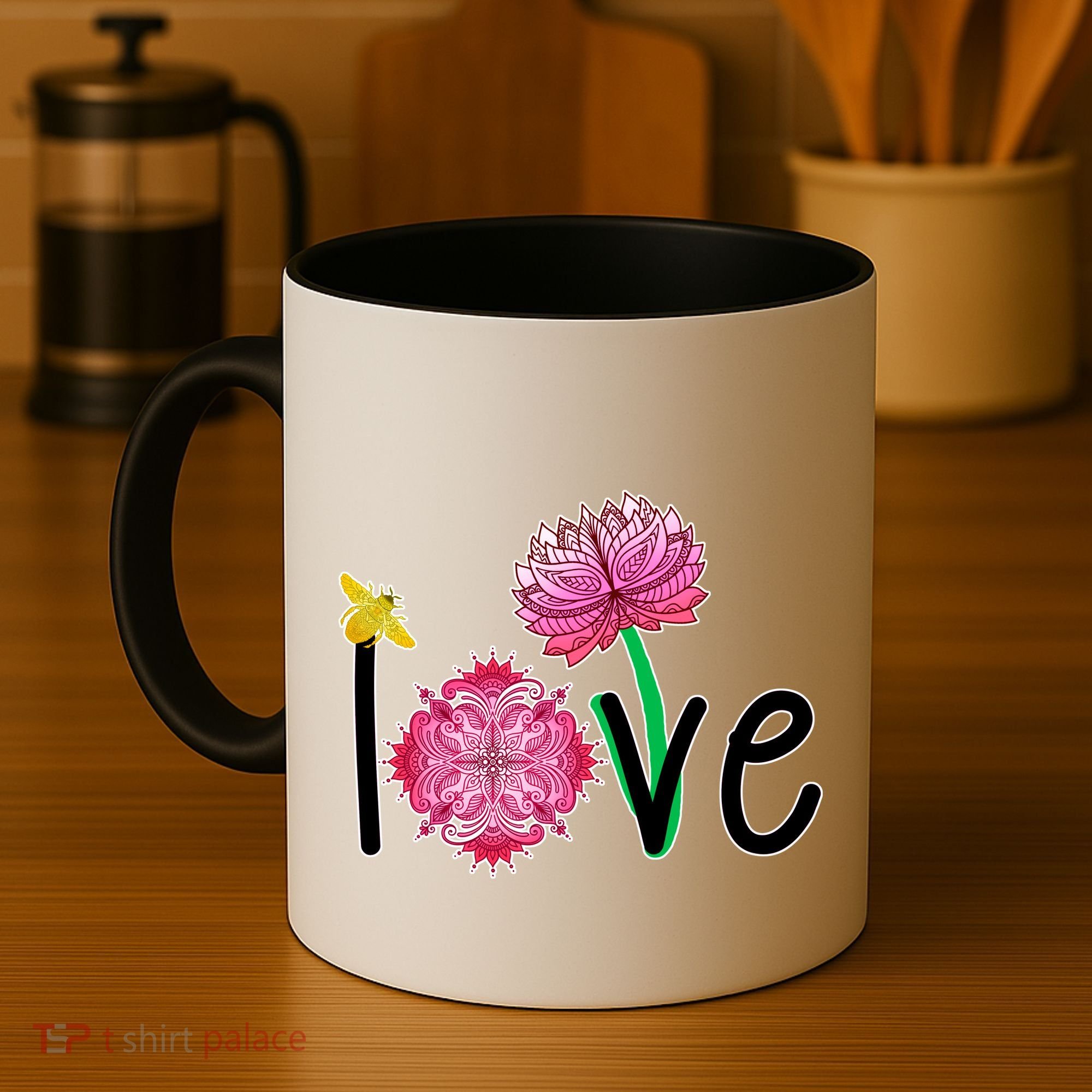Namaste Love Bee Coffee Mug