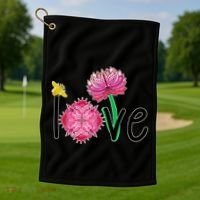Namaste Love Bee Golf Towel thumb 1