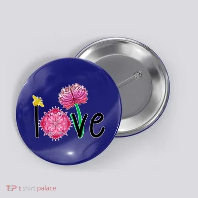 Namaste Love Bee Button