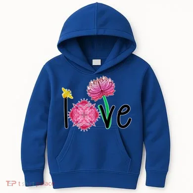 Namaste Love Bee Kids Hoodie