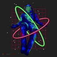 Neon Astronaut Women's Sweatshirt thumb 2