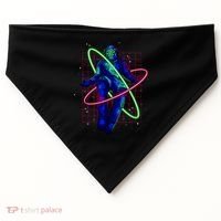 Neon Astronaut USA-Made Doggie Bandana thumb 0