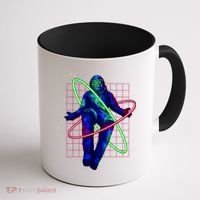 Neon Astronaut Coffee Mug thumb 1