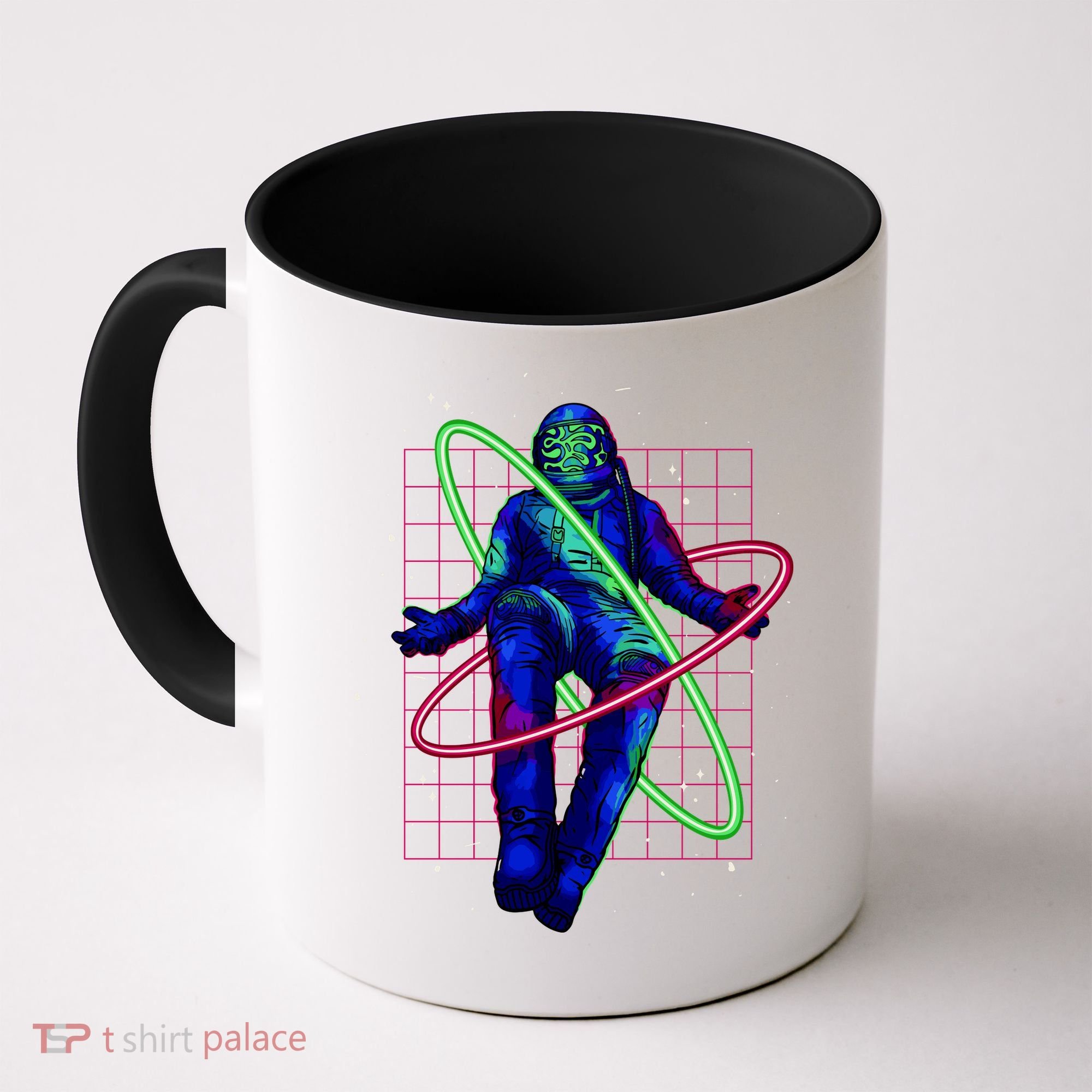 Neon Astronaut Coffee Mug