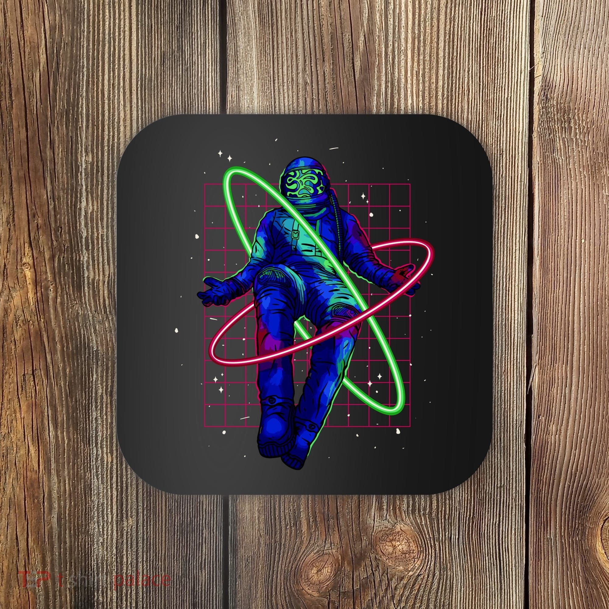 Neon Astronaut Coaster