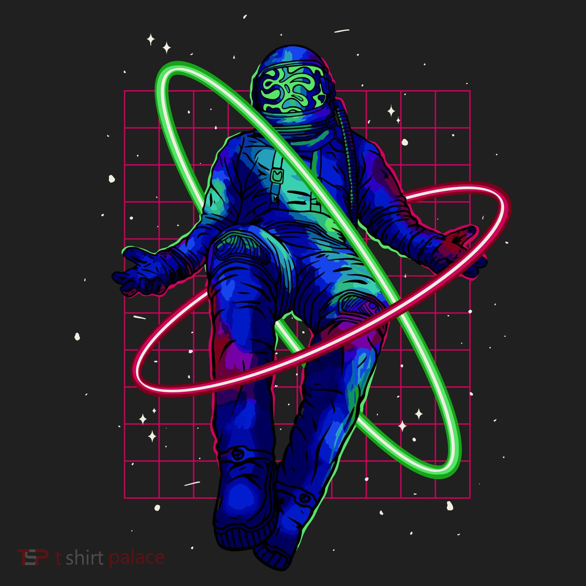Neon Astronaut Hat