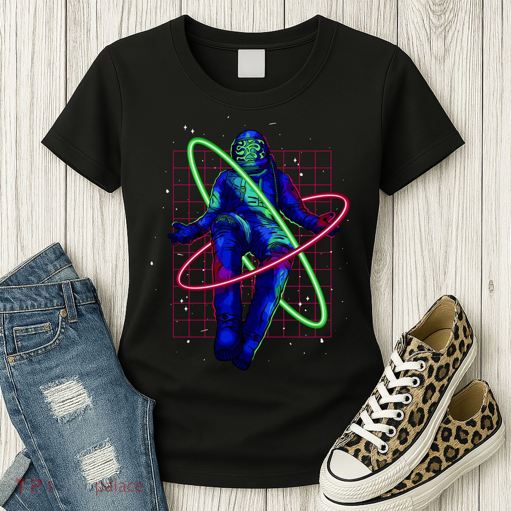 Neon Astronaut Women's T-Shirt