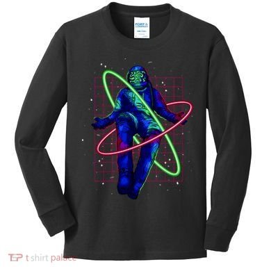 Neon Astronaut Kids Long Sleeve Shirt