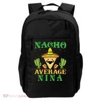 Nacho Average Nina Mexican Cinco De Mayo Backpack thumb 0
