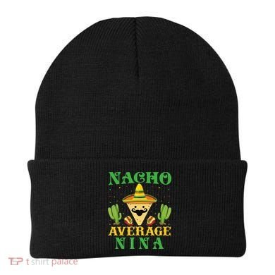 Nacho Average Nina Mexican Cinco De Mayo Beanie