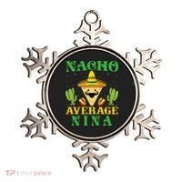 Nacho Average Nina Mexican Cinco De Mayo Ornament thumb 0