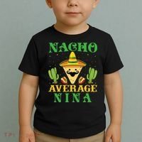 Nacho Average Nina Mexican Cinco De Mayo Toddler T-Shirt thumb 2