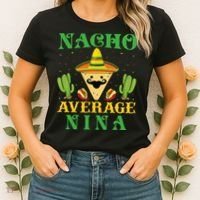Nacho Average Nina Mexican Cinco De Mayo Women's T-Shirt thumb 2