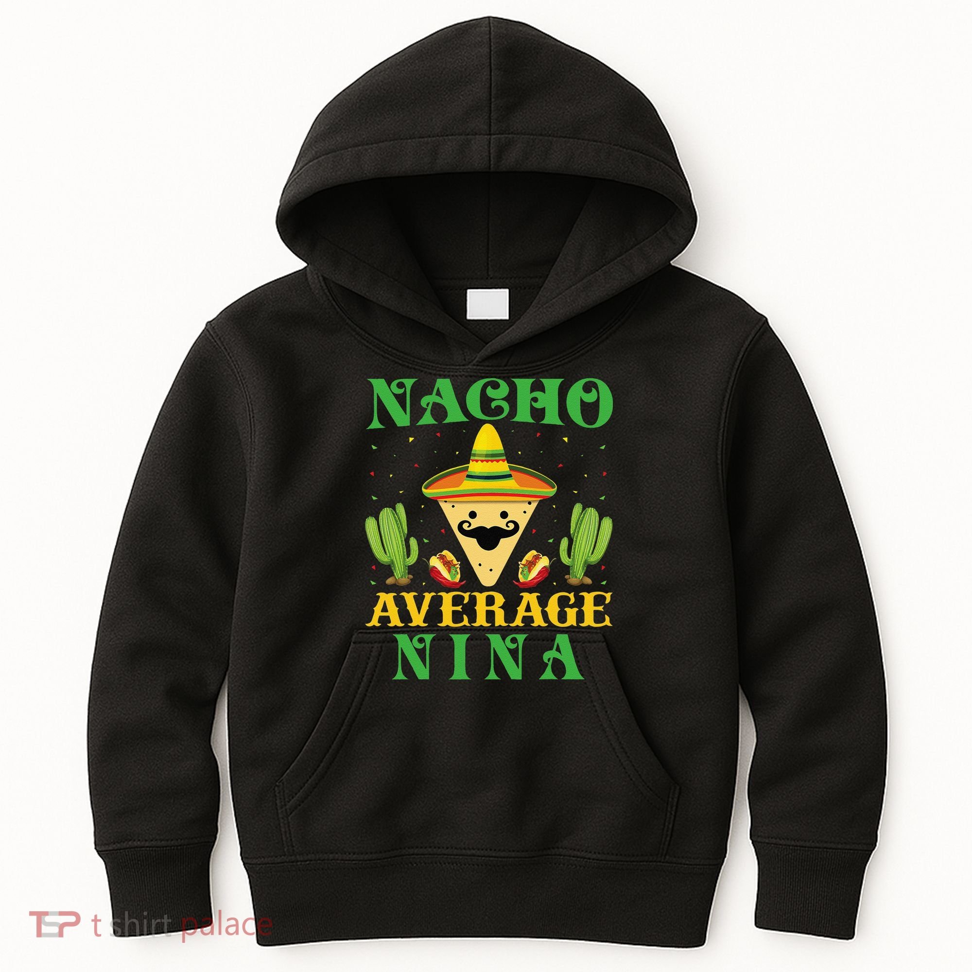 Nacho Average Nina Mexican Cinco De Mayo Kids Hoodie