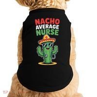 Nacho Average Nurse Cactus Sombrero Cinco De Mayo Doggie Tank thumb 0