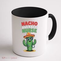 Nacho Average Nurse Cactus Sombrero Cinco De Mayo Coffee Mug thumb 1