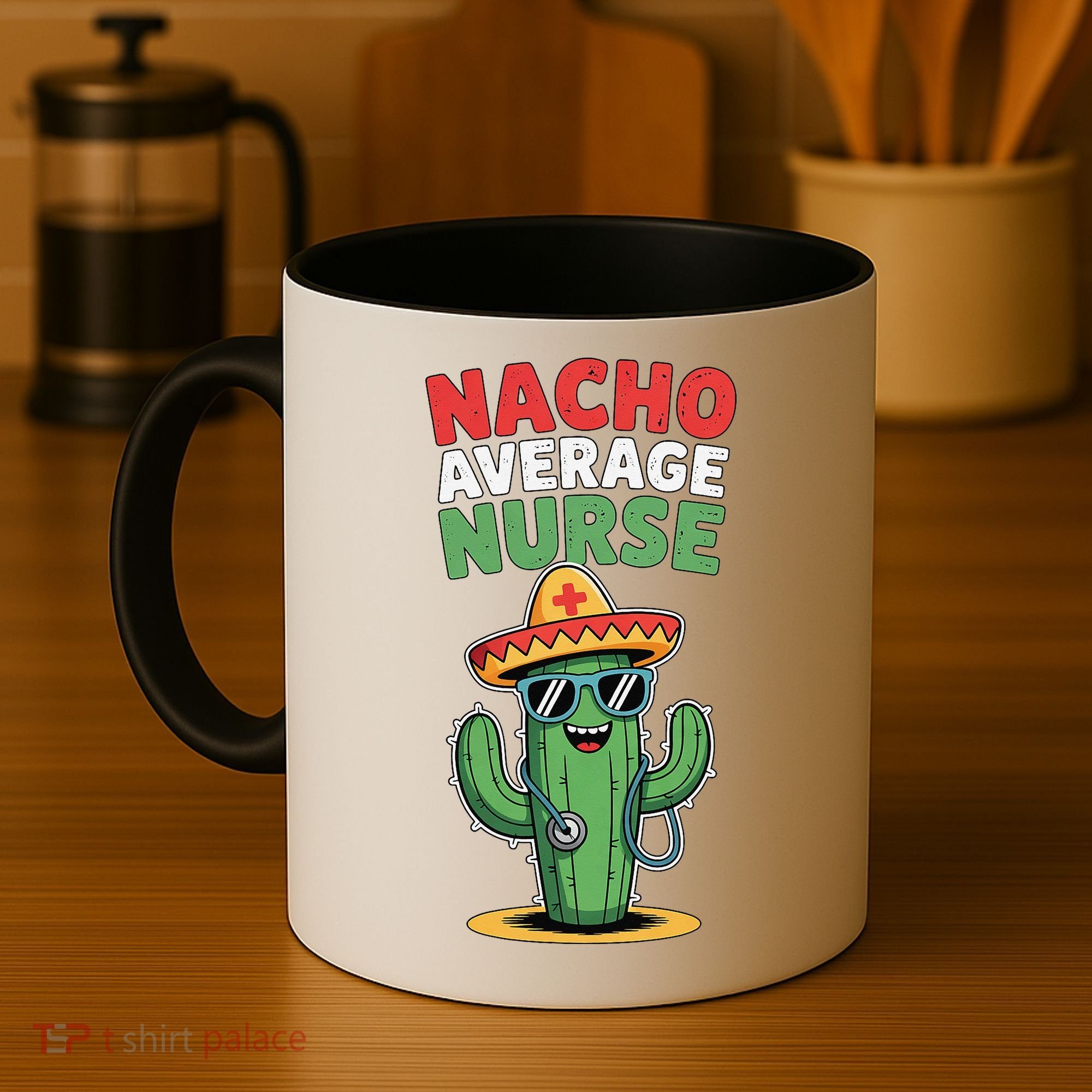 Nacho Average Nurse Cactus Sombrero Cinco De Mayo Coffee Mug