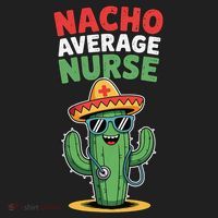 Nacho Average Nurse Cactus Sombrero Cinco De Mayo Beanie thumb 2