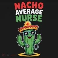 Nacho Average Nurse Cactus Sombrero Cinco De Mayo Ornament thumb 1