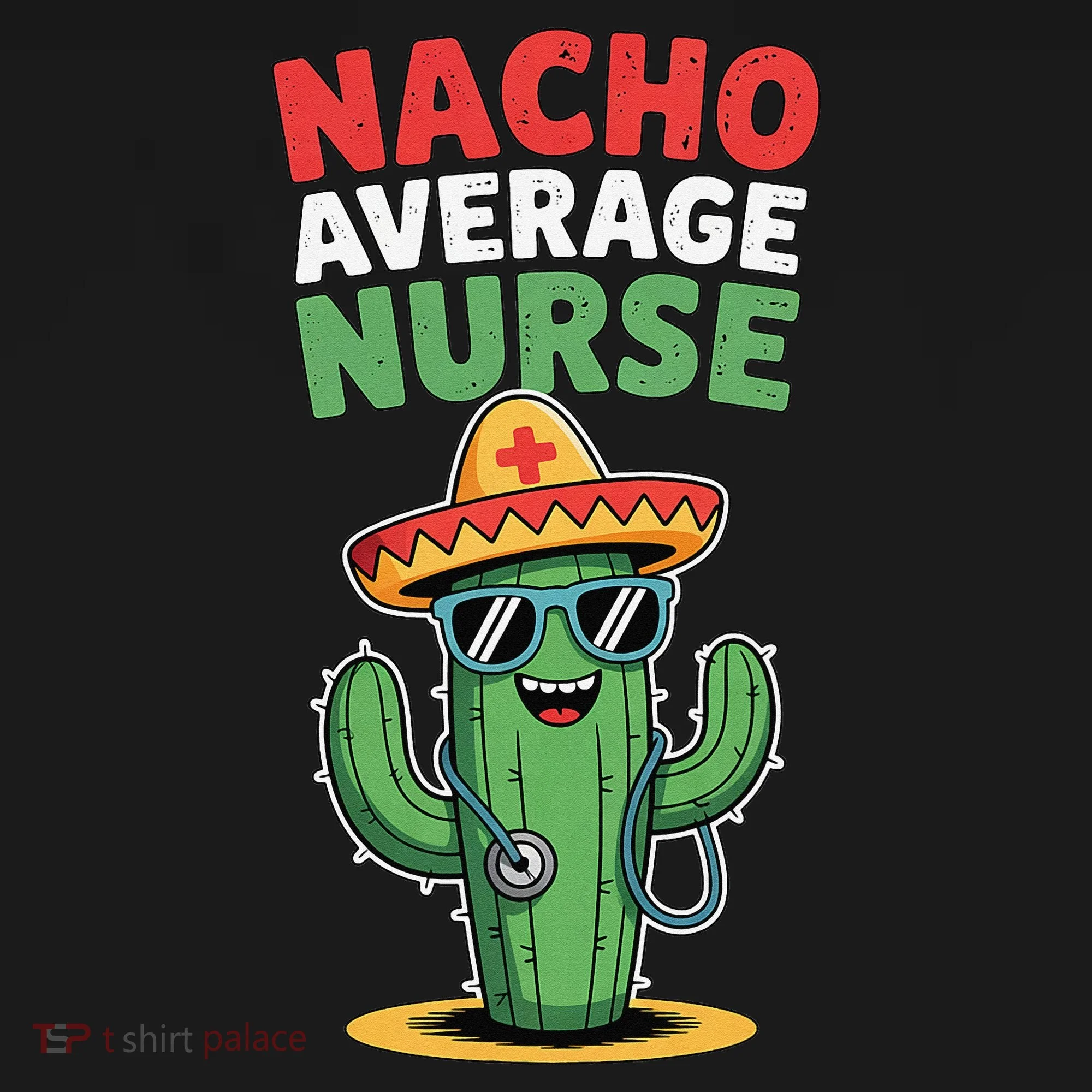 Nacho Average Nurse Cactus Sombrero Cinco De Mayo Ornament