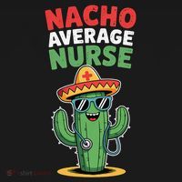 Nacho Average Nurse Cactus Sombrero Cinco De Mayo Tank Top thumb 6