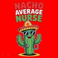 Nacho Average Nurse Cactus Sombrero Cinco De Mayo Santa Hat thumb 1