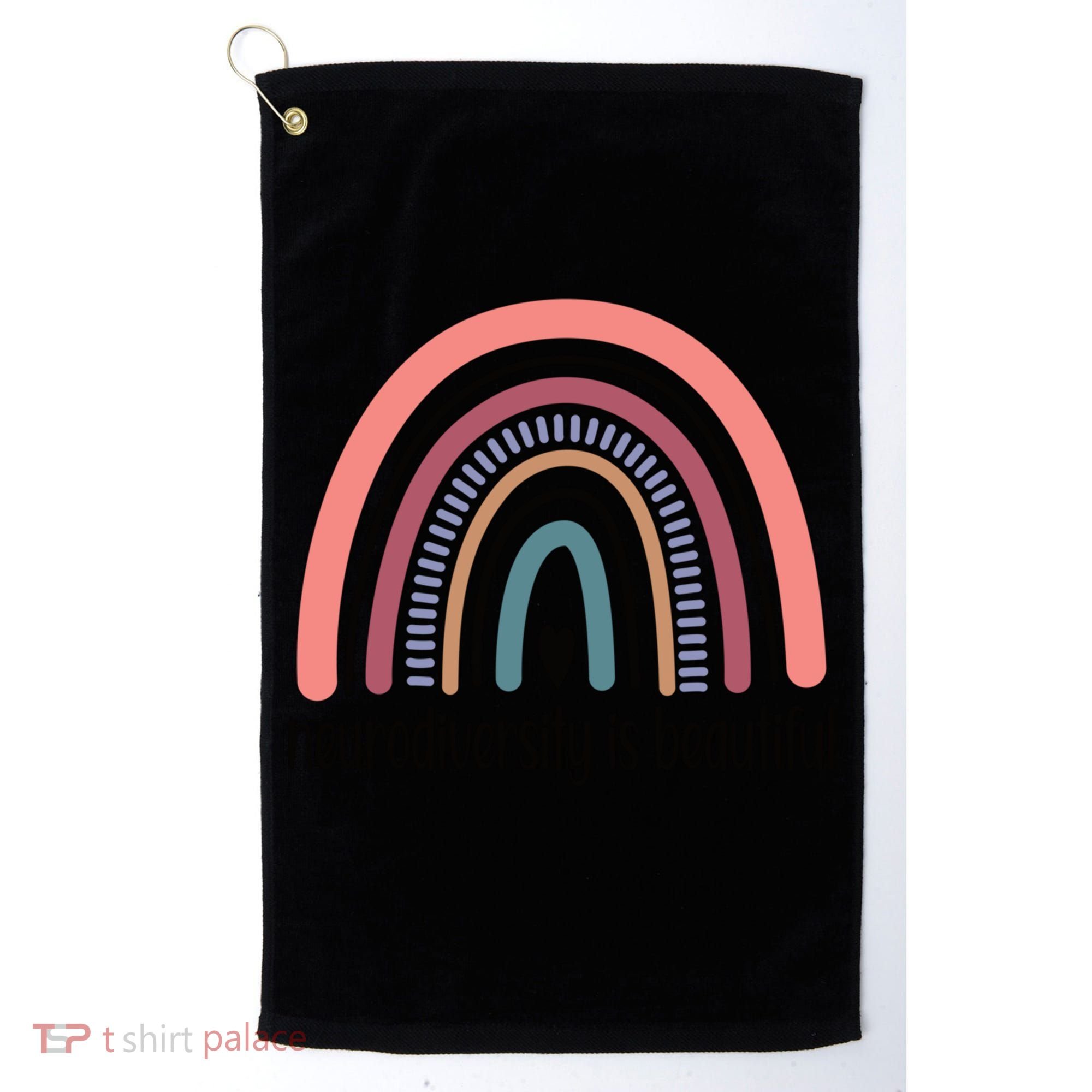 Neurodiversity Autism Neurodivergent Gift Golf Towel