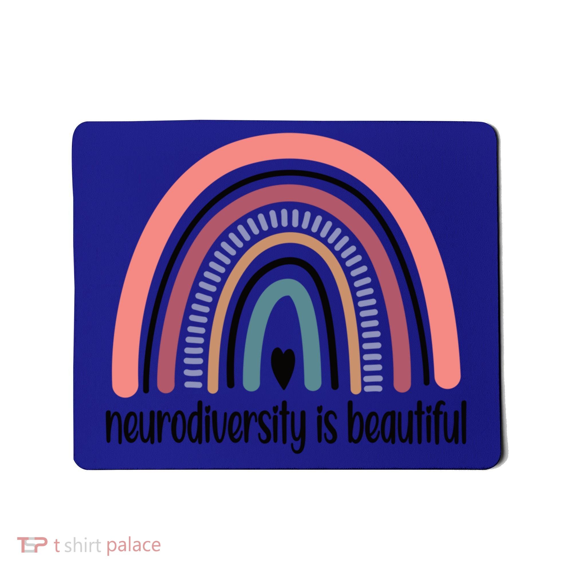 Neurodiversity Autism Neurodivergent Gift Mousepad