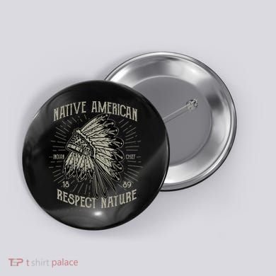 Native American Button